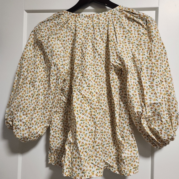 Handmade Wrap Cotton top - Picture 2 of 4